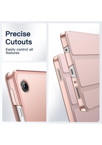 Samsung Galaxy Tablet A9+/a9 Plus 11 Inç 2023 Modeli (SM-X210/X216/X218) Için Kılıf, Ince Yarı Saydam Arka Üç Katlı Folio Stand Koruyucu Tablet Kılıfı (Yurt Dışından) fırsatları
