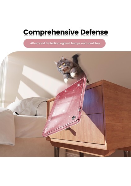 Galaxy Tab A11+ Plus 11 Inç 2025 Için Tablet Kılıfı, Samsung Galaxy Tab A11 Plus 11 Inç 2025 Için Parlak Şeffaf Arkalı Simli Kapak [otomatik Uyandırma/uyku] Kız Çocuk Tablet Kılıfı (Yurt Dışından) modelleri