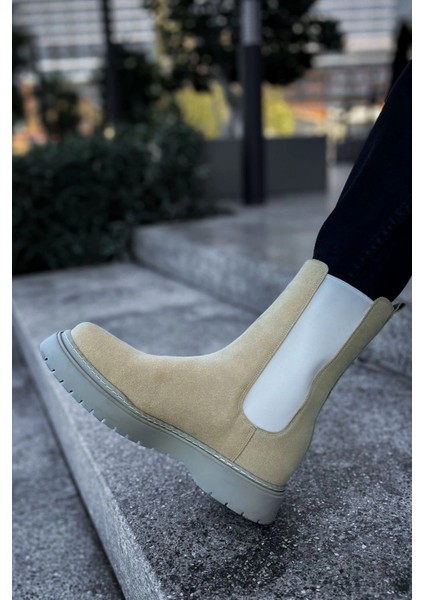 MN223 - Srt Alaska Süet Erkek Bot Kum modelleri