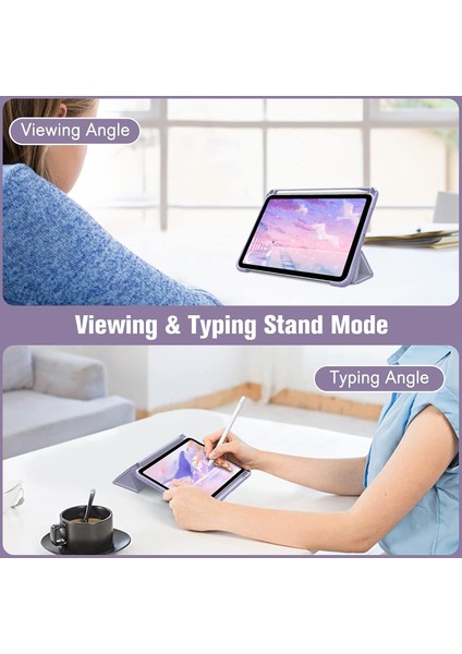 iPad Mini 7 (A17 Pro, 7. Nesil) 2024 / iPad Mini 6 (6. Nesil) 8,3 Inç Sert Şeffaf Kılıf Darbeye Dayanıklı Kalem Tutuculu Tablet Kılıfı (Yurt Dışından) fırsatları