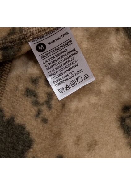 Erkek Gilet Rahat Kesim Kalın Polar Fleece Spor Yelek