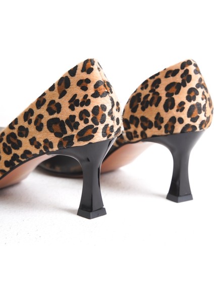 Leopar Topuklu Kadın Ayakkabı modelleri