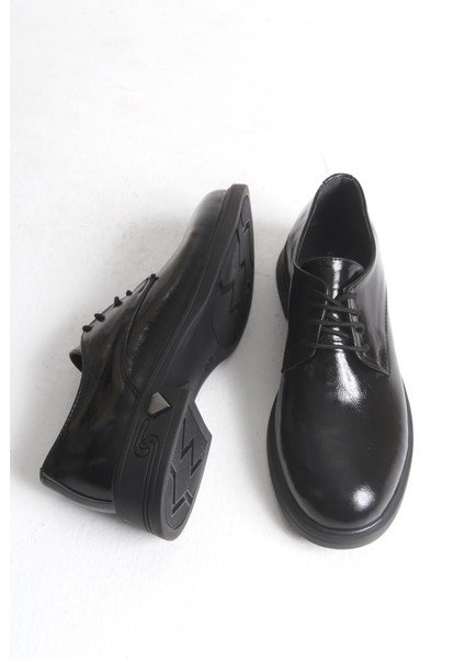 Apex Bağcıklı Rugan Kadın Oxford Ayakkabı modelleri