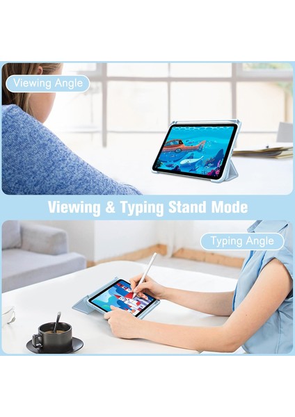 iPad Mini 7 (A17 Pro, 7. Nesil) 2024 / iPad Mini 6 (6. Nesil) 8,3 Inç Sert Şeffaf Kılıf Darbeye Dayanıklı Kalem Tutuculu Tablet Kılıfı (Yurt Dışından) fırsatları