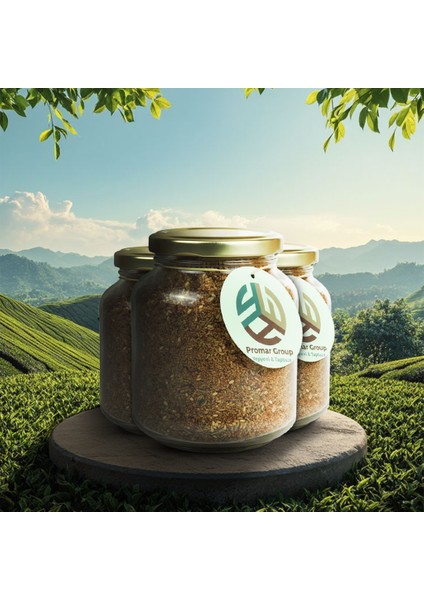 Doğal Cam Kavanoz Kırmızı Zahter 150 gr X3 Adet