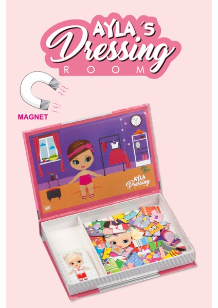 Ayla's Dressing Room - Mıknatıslı Giydirme Kitabı (72 Parça) fiyatları