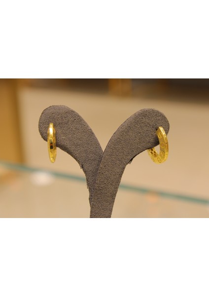 14 Ayar Altın 3,45 gr Halka Küpe