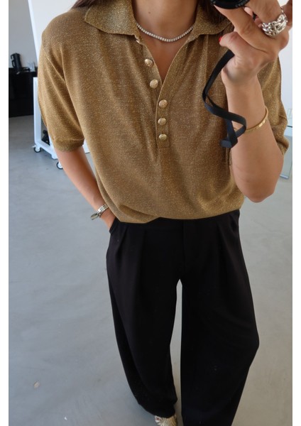 Çift Pensli Likralı Geniş Paça Pantolon indirimleri