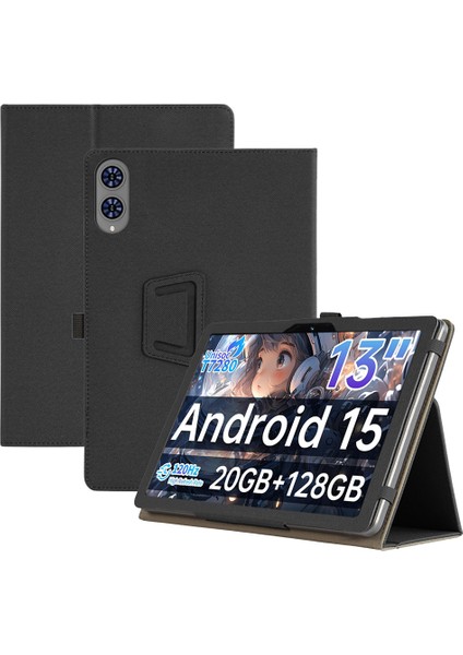 Teclast T65 13.4 Inç 2025 Yeni Kılıf, Kumaş Dokulu Ince Katlanır Stand Kılıfı Erkekler Kadınlar Için Tam Koruma (Yurt Dışından)