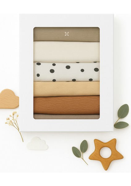 Özel Seri 7'li %100 Pamuklu Bebek Ağız Silme Mendili Bebek Mendili fiyatları