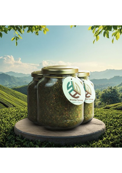 Doğal Cam Kavanoz Filistin Zahter 150 gr X3 Adet