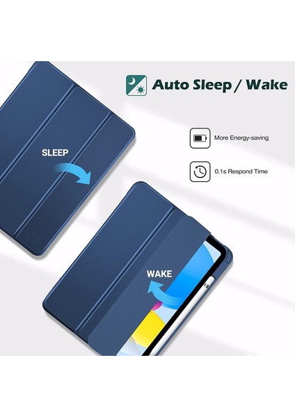 iPad A16 11. Nesil 11 Inç 2025, iPad 10. Nesil 10.9" 2022 Hibrit Ince Şeffaf Şeffaf Kılıf Darbeye Dayanıklı Kalem Tutucu ile Tablet Kılıfı (Yurt Dışından) indirimleri