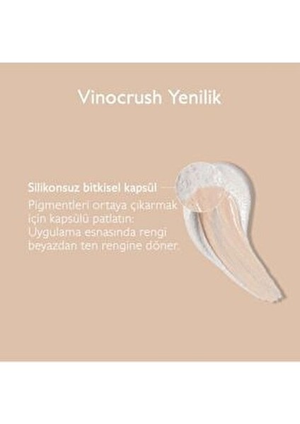 Vinocrush Skin Tint 30 ml Tüm Cilt Tiplerine Uygun Doğal Görünüm Sağlar