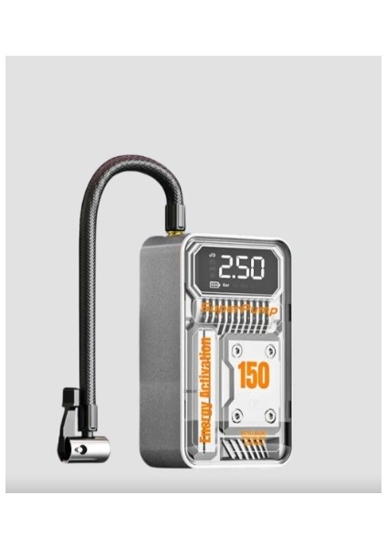 Taşınabilir Kablosuz Hava Pompası – 150 Psı Güçlü Basınç ve 6000MAH Şarjlı fiyatları