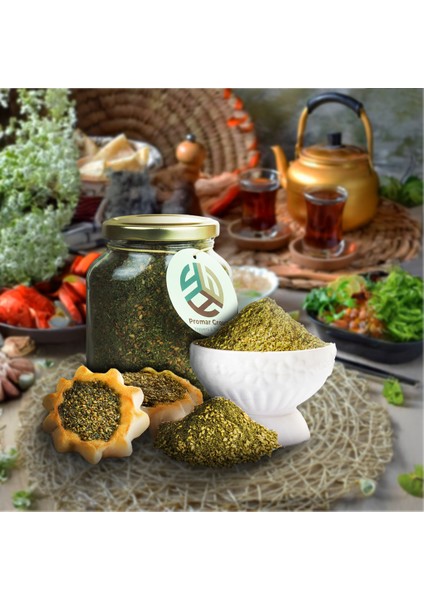 Doğal Cam Kavanoz Filistin Zahter 150 gr modelleri