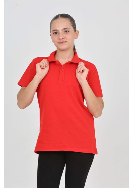 Unisex Çocuk Polo Yaka Tişört