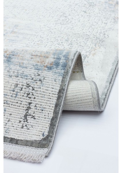 Apex Serenity 7871 Gri Modern Antibakteriyel Viskon Halı – Yumuşak Dokulu, Düz Saçaklı, Salon Halısı indirimleri