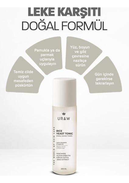 Beyazlatıcı, Aydınlatıcı ve Leke Karşıtı Cilt Toniği | Pirinç Mayası Tonik modelleri