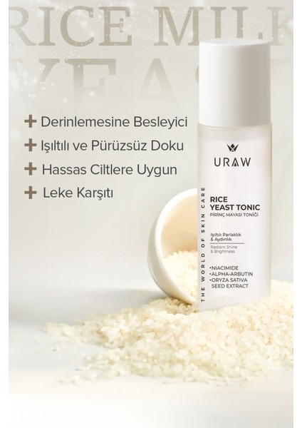 Beyazlatıcı, Aydınlatıcı ve Leke Karşıtı Cilt Toniği | Pirinç Mayası Tonik indirimleri