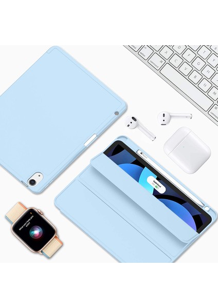 iPad A16 11. Nesil 11 Inç 2025, iPad 10. Nesil 10.9" 2022 Için S Pen Tutucu, Yumuşak Tpu Üç Katlı Stand Koruyucu Tablet Kılıfı, S Pen Şarj Desteği, Otomatik Uyandırma/uyku Modu (Yurt Dışından) modelleri