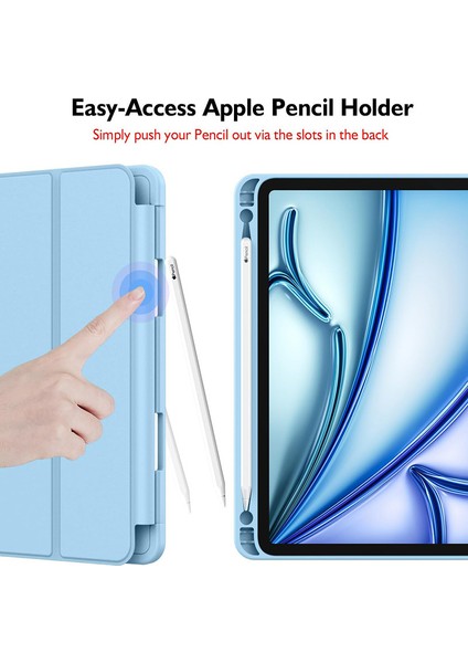 iPad A16 11. Nesil 11 Inç 2025, iPad 10. Nesil 10.9" 2022 Için S Pen Tutucu, Yumuşak Tpu Üç Katlı Stand Koruyucu Tablet Kılıfı, S Pen Şarj Desteği, Otomatik Uyandırma/uyku Modu (Yurt Dışından) fırsatları