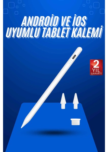 Bfs Dokunmatik Kalem Tablet Kalemi Çizim Stylus Kalem Yedek Uçlu