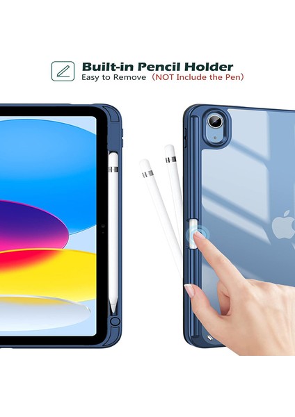 iPad Mini 7 (A17 Pro, 7. Nesil) 2024 / iPad Mini 6 (6. Nesil) 8,3 Inç Hibrit Ince Şeffaf Kılıf Darbeye Dayanıklı Kalem Tutucu ile Tablet Kılıfı (Yurt Dışından) fırsatları