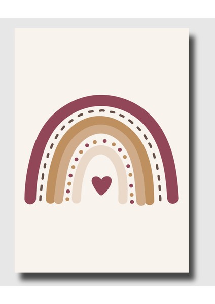 Çerçevesiz Poster | Çocuk Odası 3'lü Poster Seti,çocuk Odası Duvar Dekoru, Güneş,gökkuşağı,bulut Posteri indirimleri