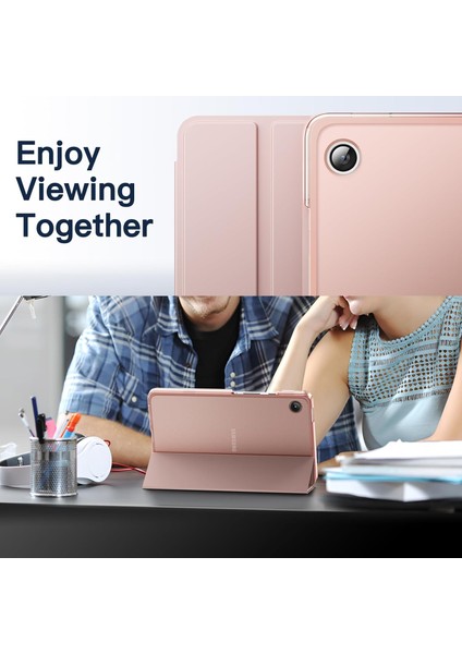 Samsung Galaxy Tab A11 / Tab A9 8.7 Inç 2025/2023 Için Kılıf, Ince Yarı Saydam Arka Üç Katlı Folio Stand Koruyucu Tablet Kılıfı (Yurt Dışından) indirimleri