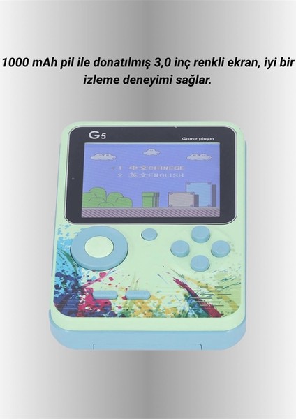 Bfs 500 Oyun Hafızalı G5 Game Box – Renkli LCD Ekranlı modelleri