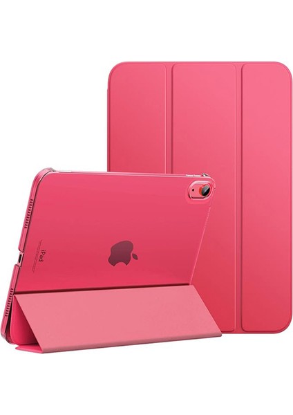 iPad A16 11. Nesil 11 Inç 2025, iPad 10. Nesil 10.9" 2022 Için Kılıf, Ince Yarı Saydam Arka Üç Katlı Folio Stand Koruyucu Tablet Kılıfı (Yurt Dışından)