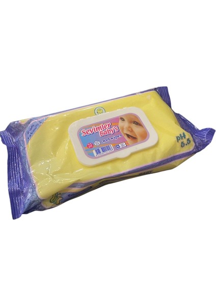 Sevimler Babys Bebekler Için Islak Havlu-Mendil 72'li- 6 Paket fiyatları