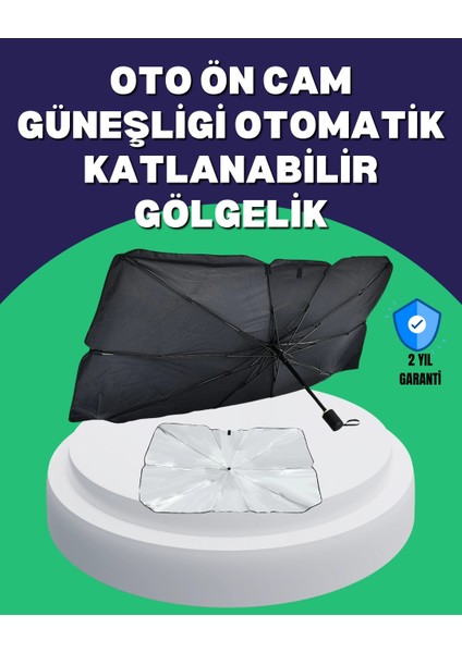 Bfs Şemsiye Tasarımlı Katlanabilir Araç Güneşliği – Geniş Uyumlu, Uv Koruma