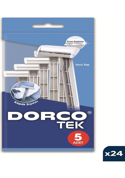 Tek Bıçaklı Kullan At 5li Poşet X24 Paket