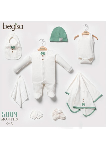 Begisa 8'li Set Damatlık Hastane Çıkışı %100 Pamuk