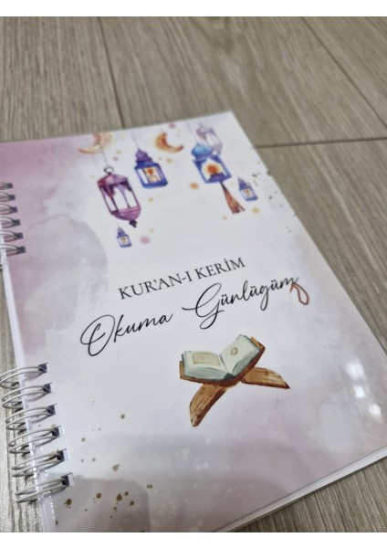 Kur'an Okuma Günlüğüm A5 Boyut-Pvc Kapak 50 Yaprak