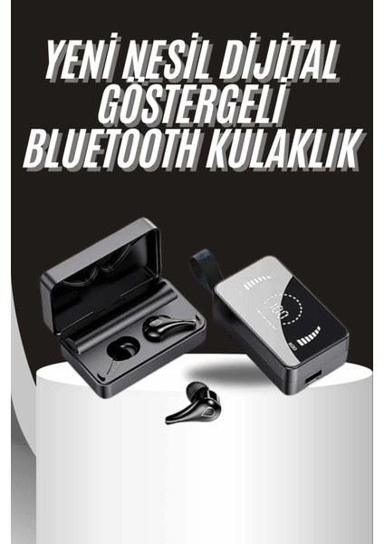 Bfs Tws Bluetooth Kulaklık Aynalı Kulaklık Dijital Göstergeli Dokunmatik Kontrol