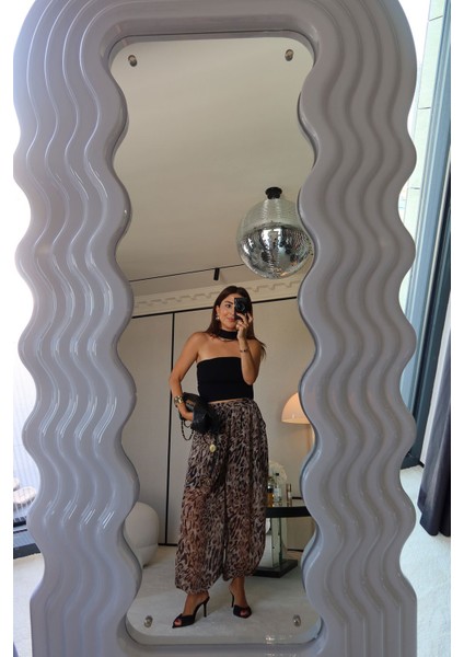 Leopar Desen Şalvar Pantolon fırsatları