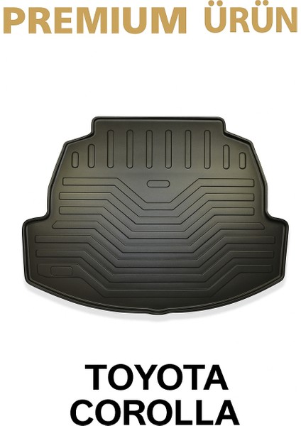 Toyota Corolla 2019+ Uyumlu 3D Bagaj Havuzu Premium
