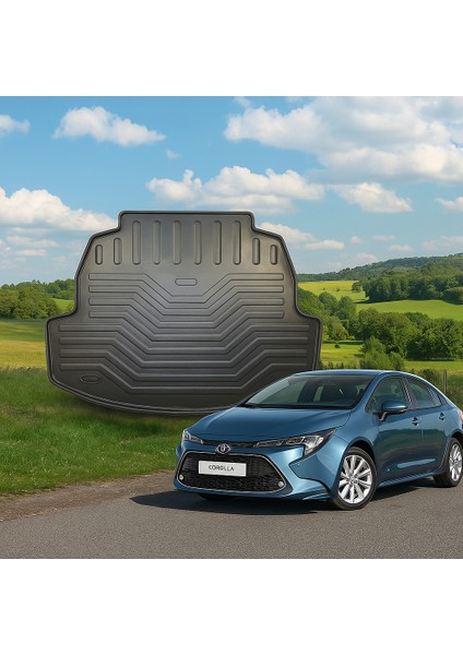 Toyota Corolla 2019+ Uyumlu 3D Bagaj Havuzu Premium fırsatları