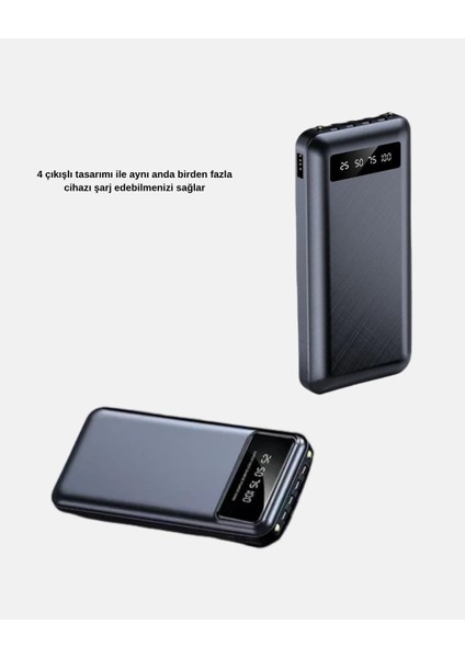 Bfs Powerbank 20000 Mah LED Fenerli ve Çoklu Güvenlik Korumasına Sahip indirimleri