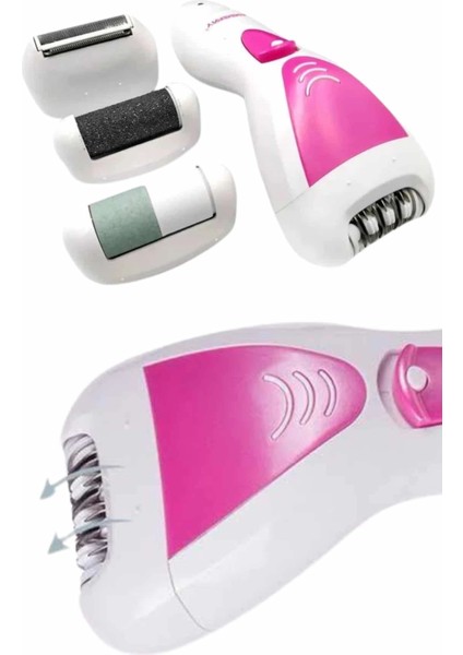 Bfs 4 Başlıklı Bakım Cihazı Epilatör Tüy Alma Makinesi Topuk Törpüsü indirimleri