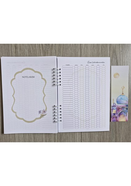 Kaza Namazı Defteri Mor Camili A5 Boyut-5 Yıllık fiyatları