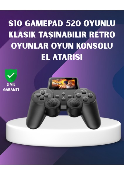 Drnds 500 Dahili Oyunlu Taşınabilir Retro El Konsolu-2.4 Inç Renkli Ekranlı