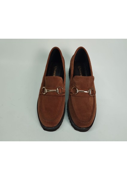 Kadın Hakiki Deri Tokalı Eva Taban Taba Süet Ayakkabı fiyatları