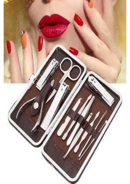 Bfs Tırnak Bakım Seti Tırnak Düzeltme Batık 12 Parça Çanta Tipi Manikür Pedikür fiyatları