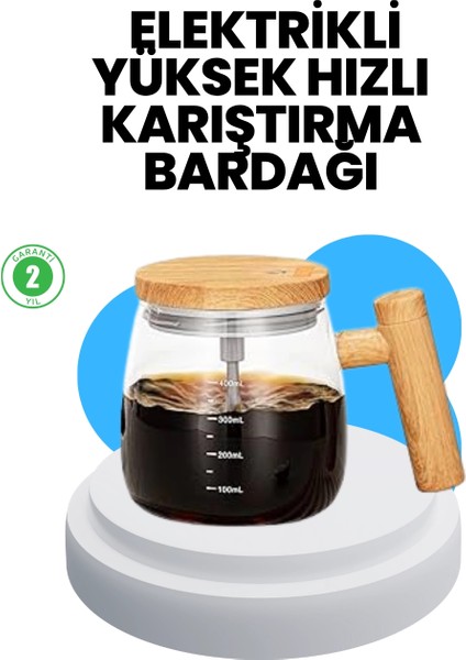 Bfs 400 ml Şarjlı Karıştırıcı Bardak – Ip6 Su Geçirmez, Isıtma Altlıklı