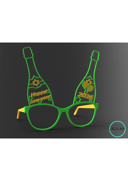 Yılbaşı 2026 Parti Gözlüğü | Eğlenceli Yeni Yıl Aksesuarı