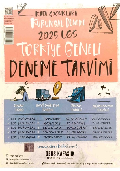 Lgs 8. Sınıf Matematik Soru Bankası ve Deneme fiyatları