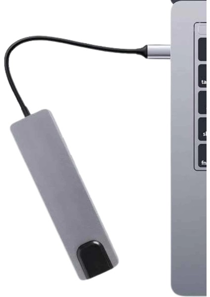 Bfs USB Type-C Hub Dönüştürücü Çevirici Çoklayıcı Macbook Çevirici 8 Portlu modelleri